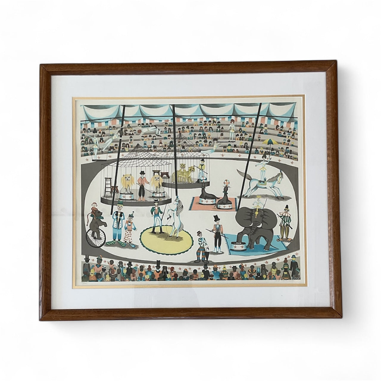 Framed Limited Edition Circus Screen Print