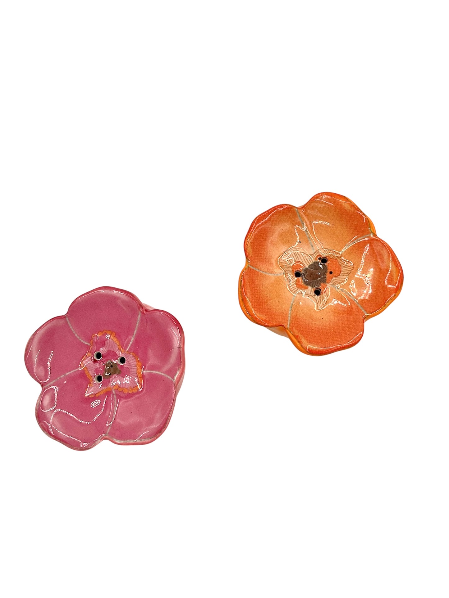 Vintage Flower Salt and Pepper Shakers