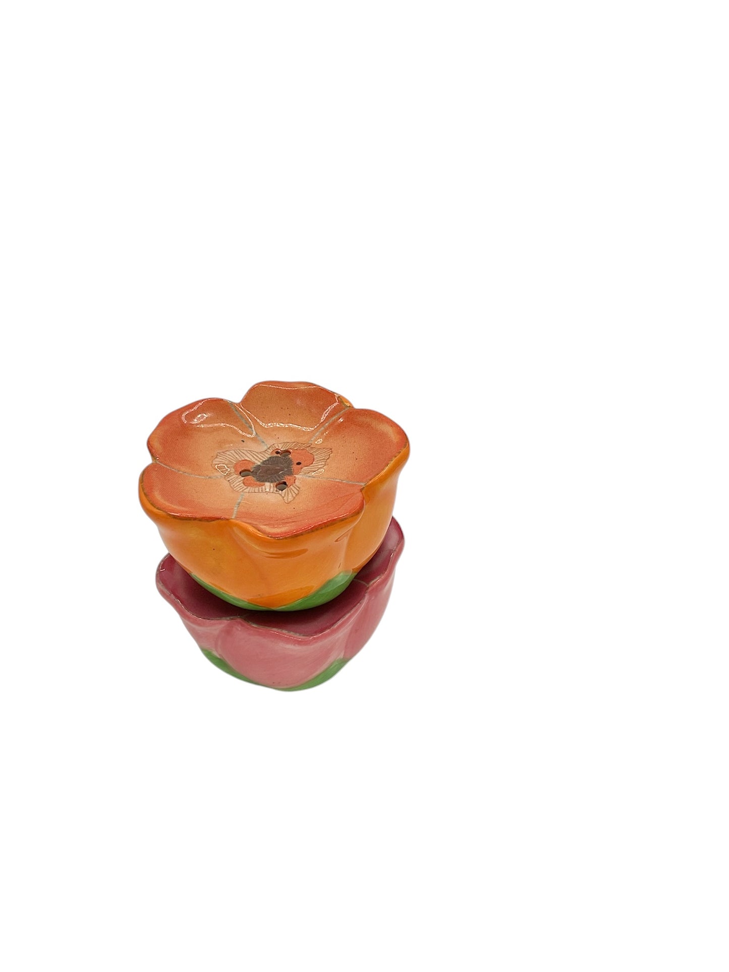 Vintage Flower Salt and Pepper Shakers