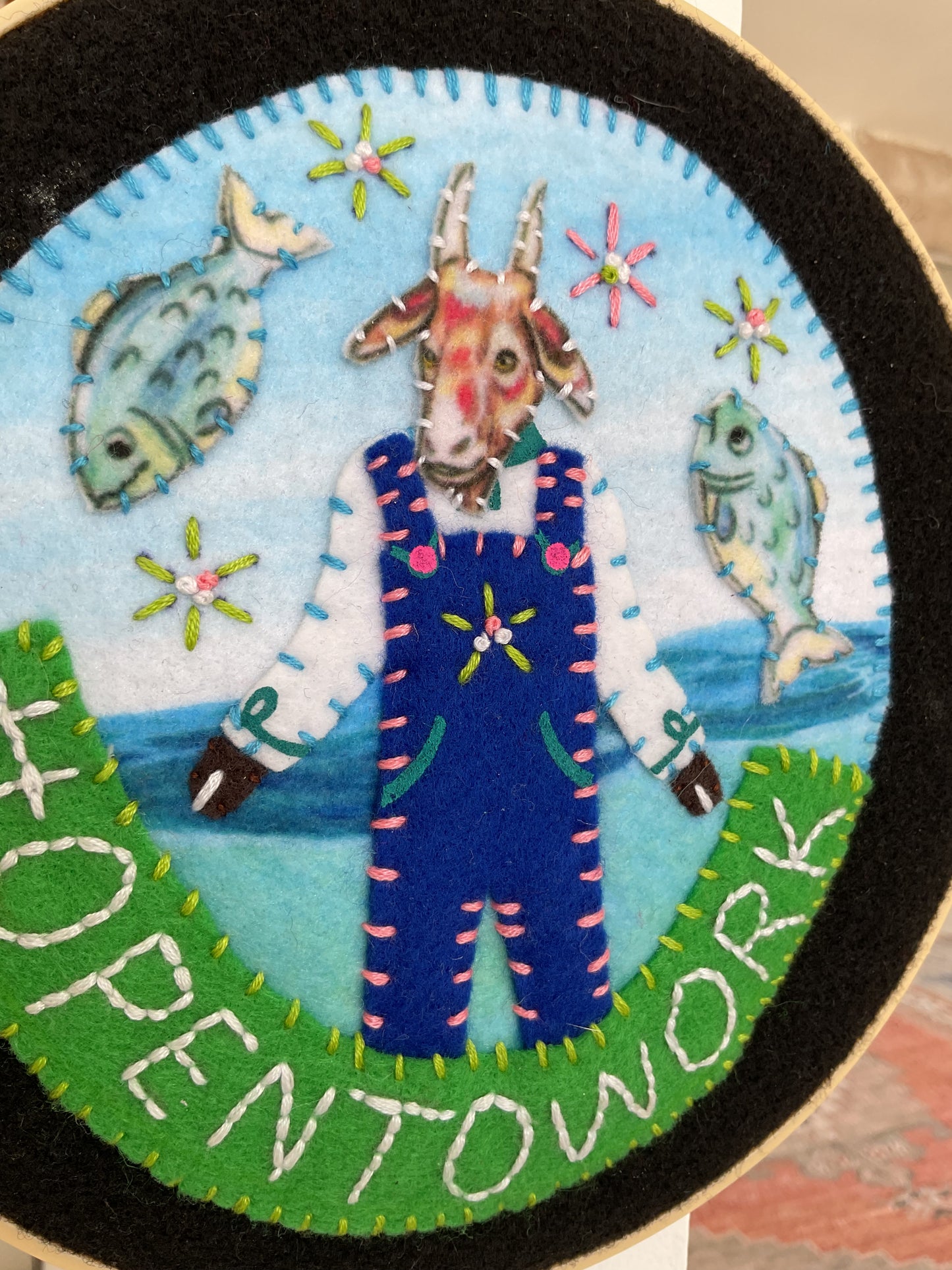 #OPENTOWORK needlepoint