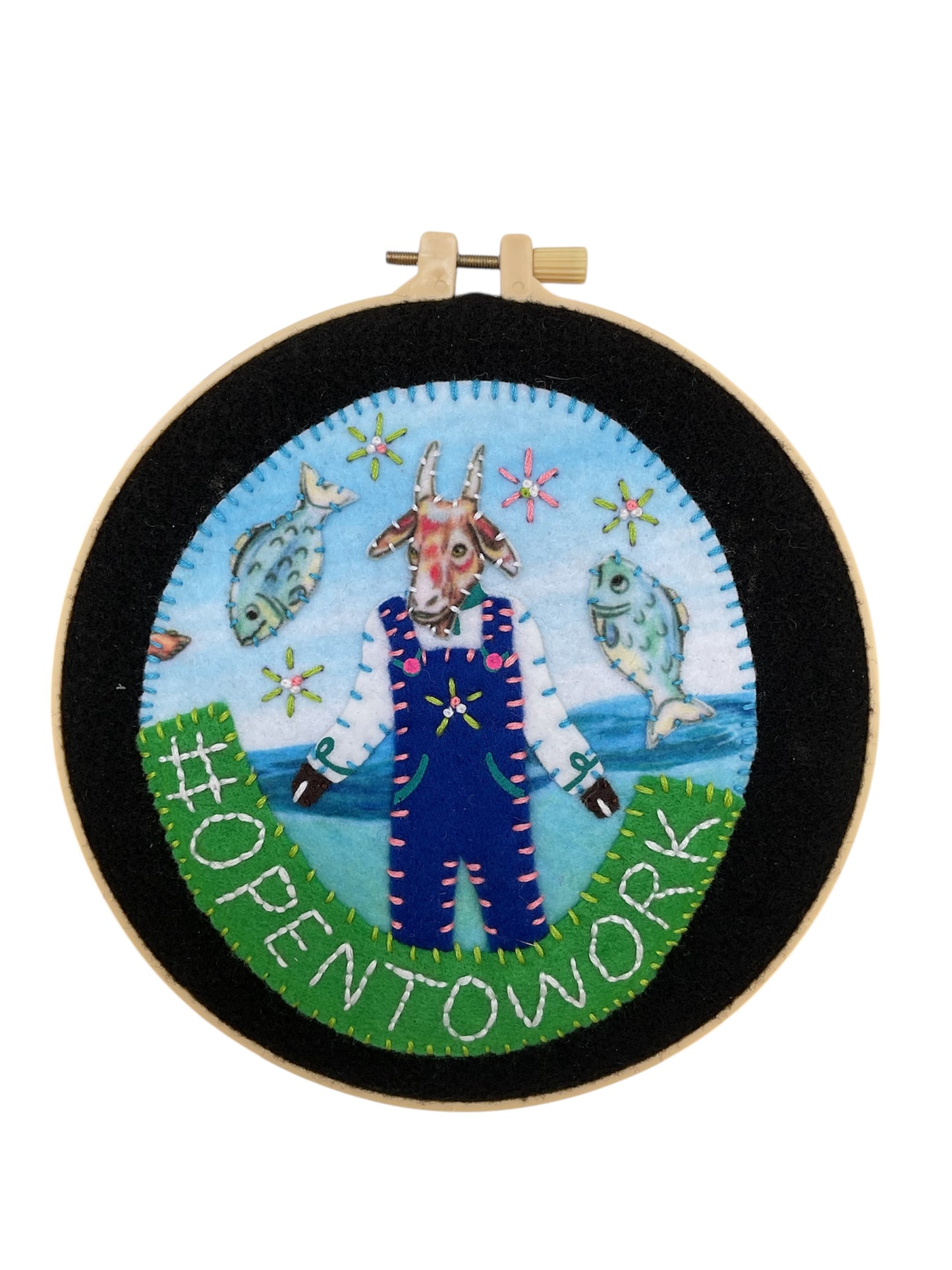 #OPENTOWORK needlepoint