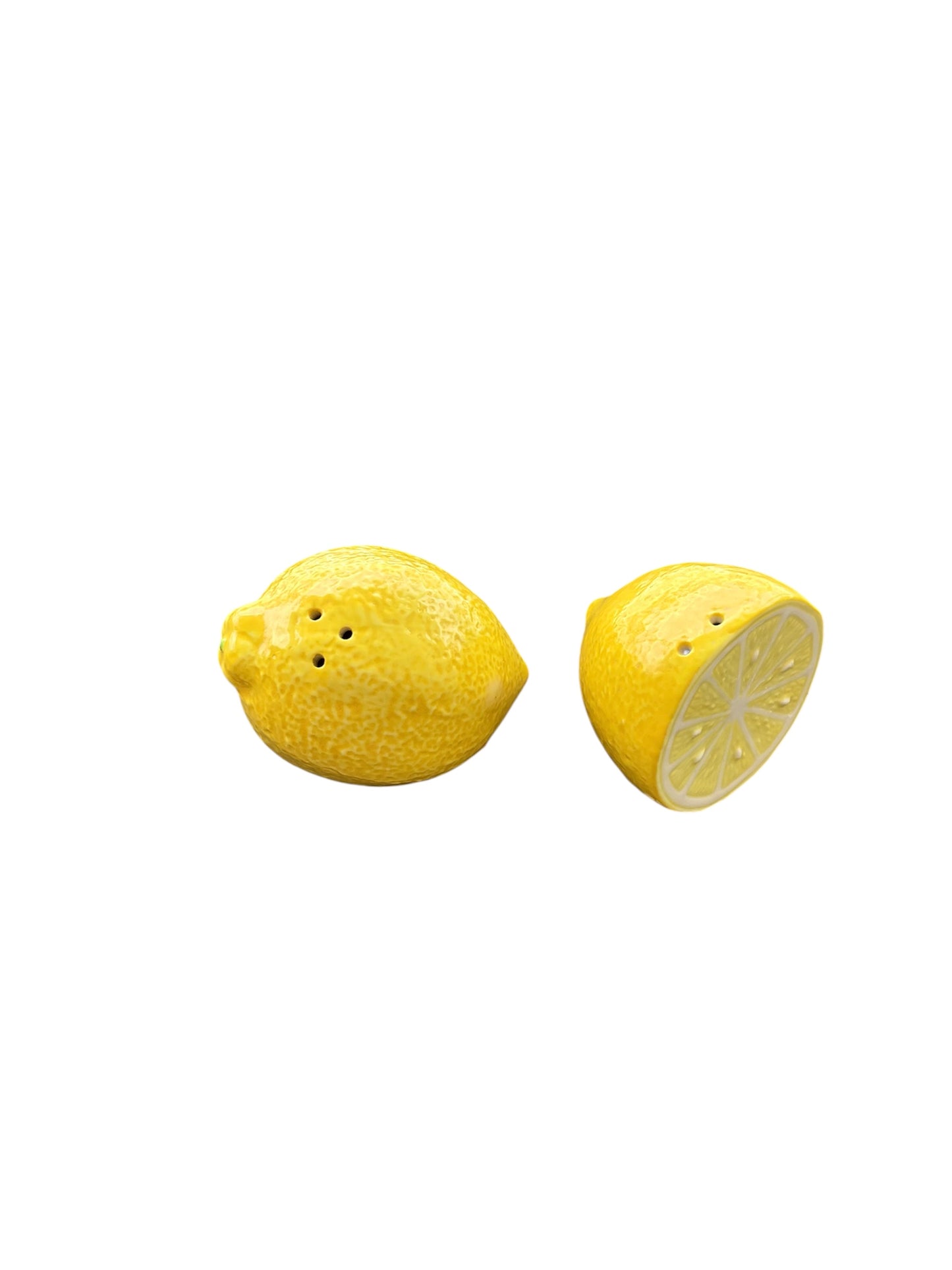 Lemon ceramic Salt & Pepper shakers