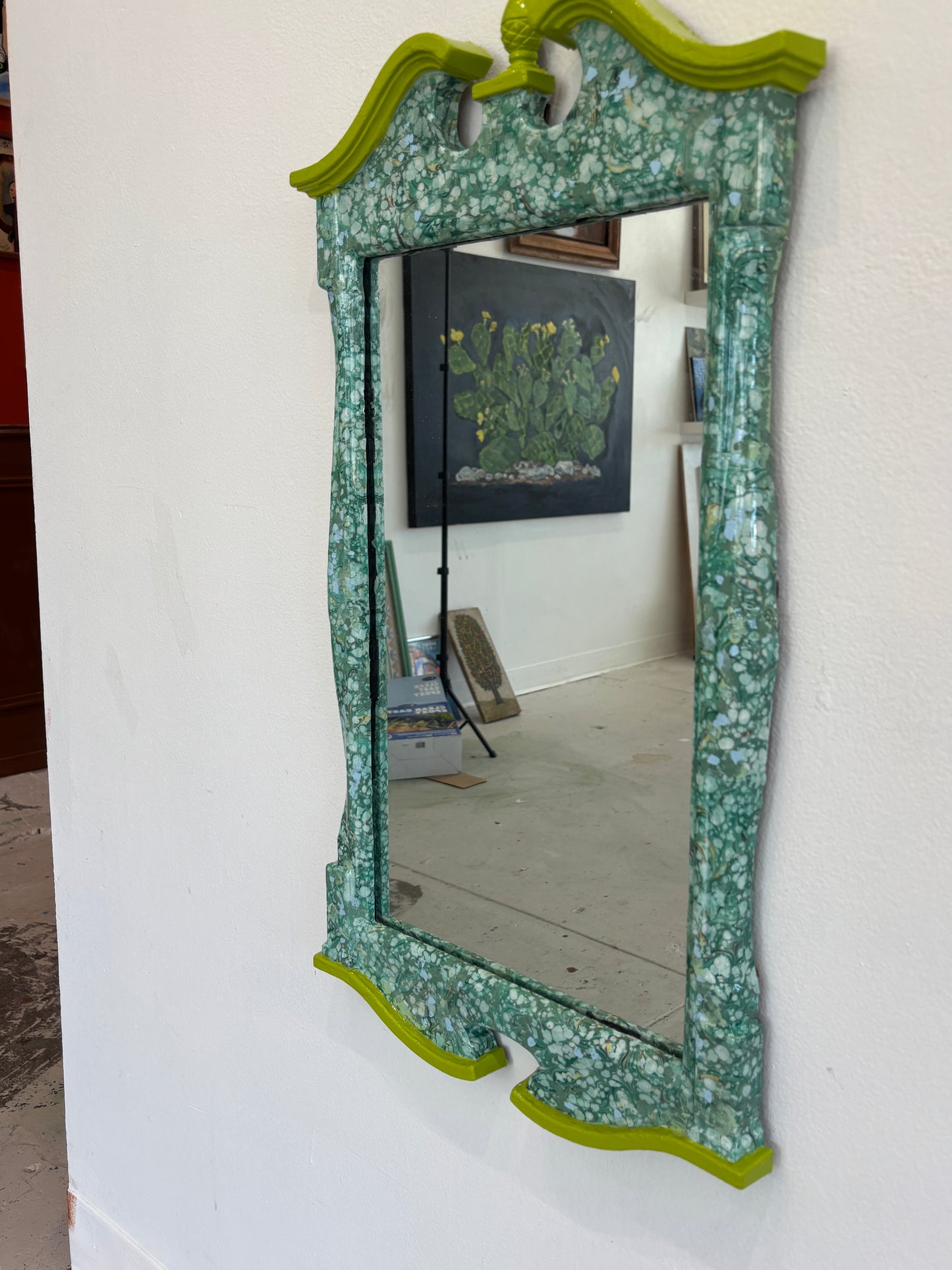 Marbled Accent Mirror