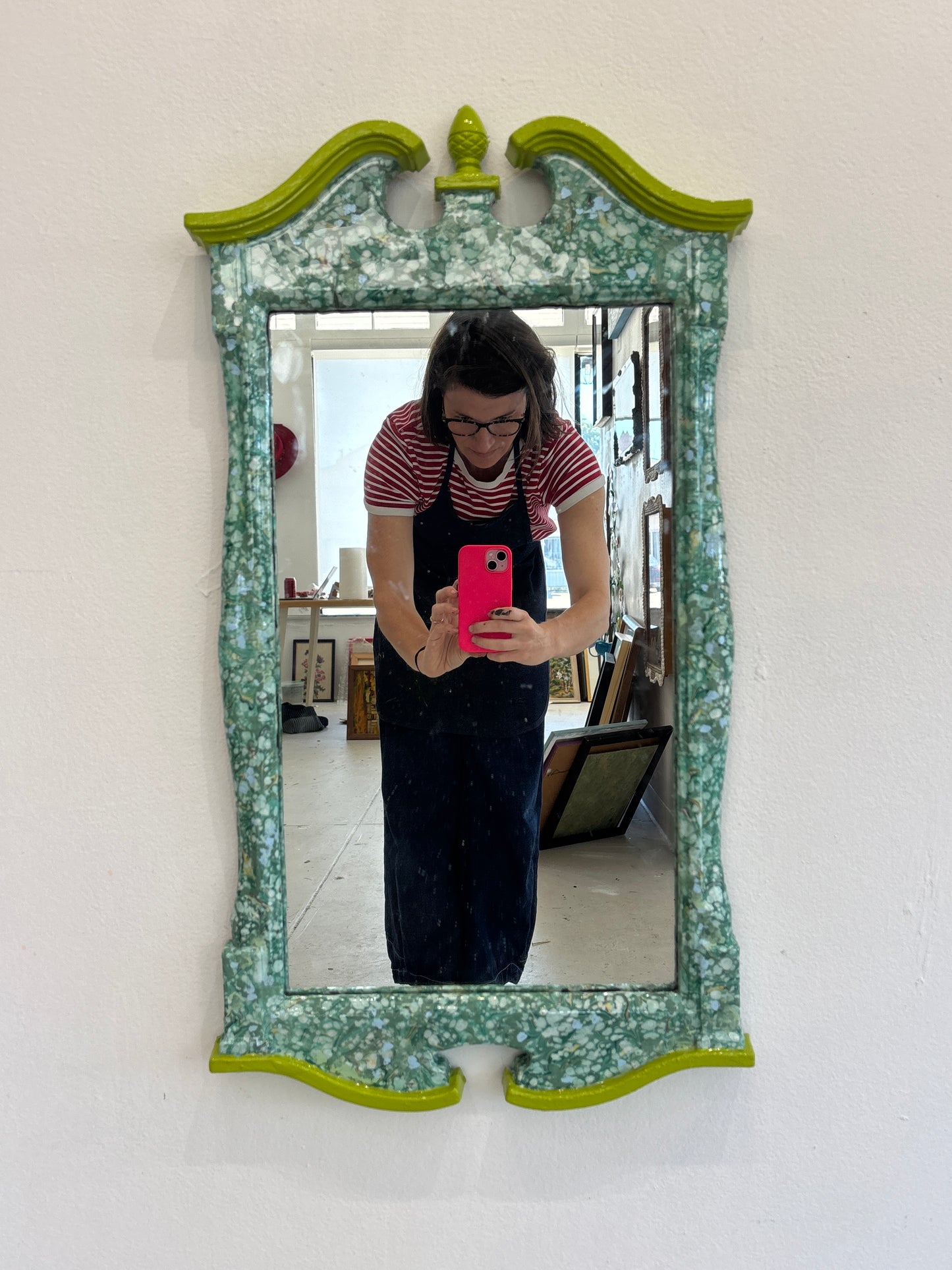 Marbled Accent Mirror