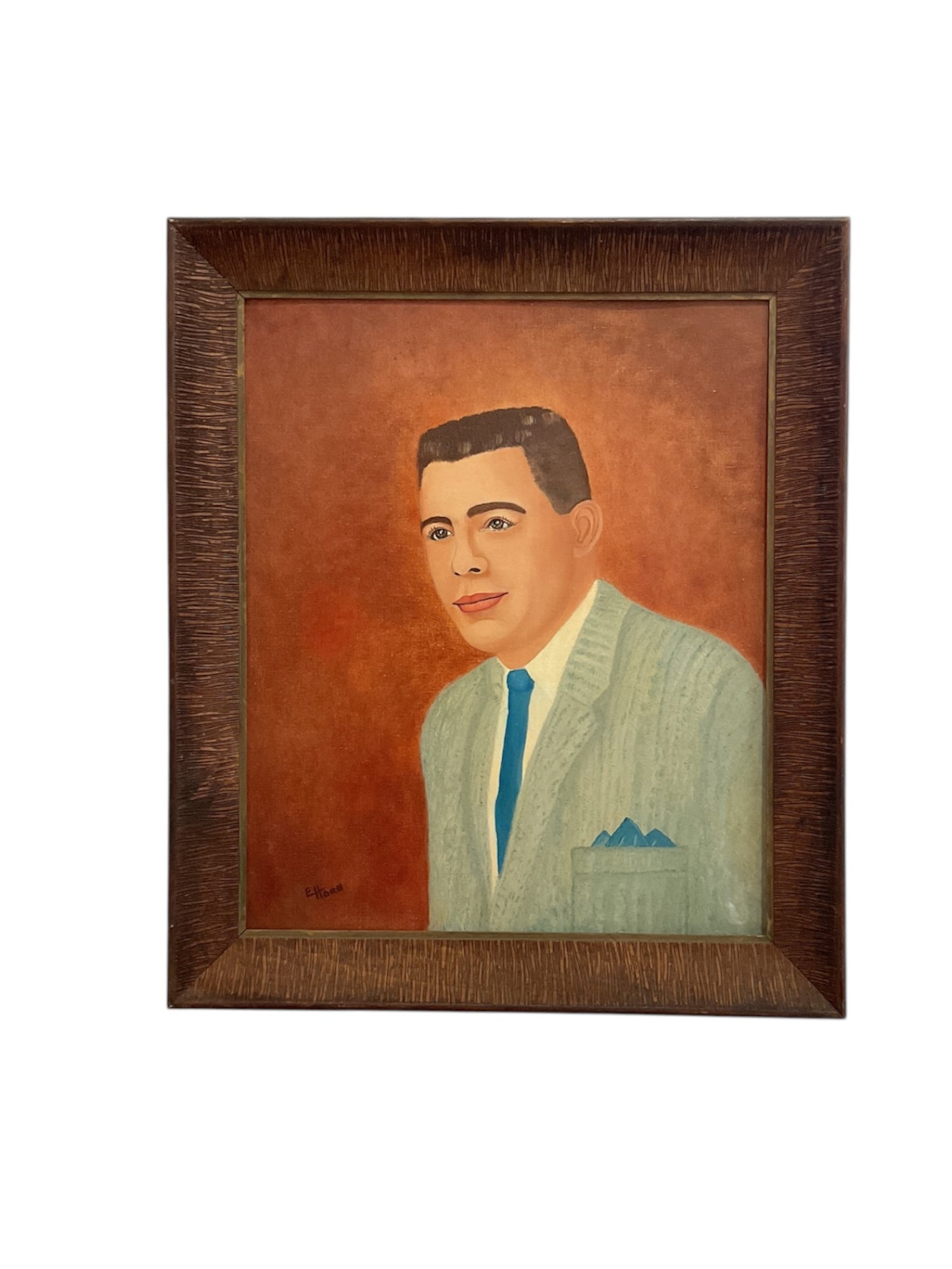 Original 1950’s Oil Painting Signed by E. Horn