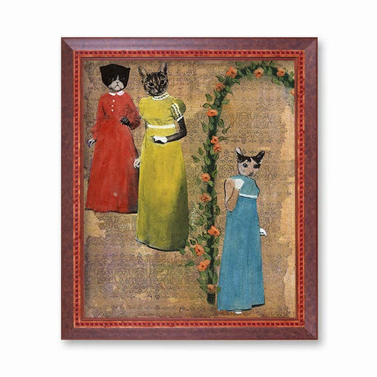 Sassy Cats 8X10 Art Print