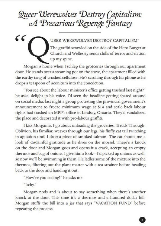 Queer Werewolves Destroy Capitalism (Queering Consent Zine)