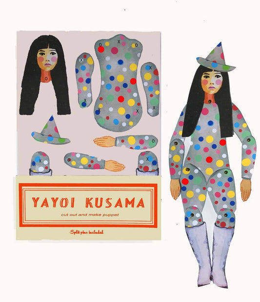 Yayoi Kusama Cut out Make Puppet