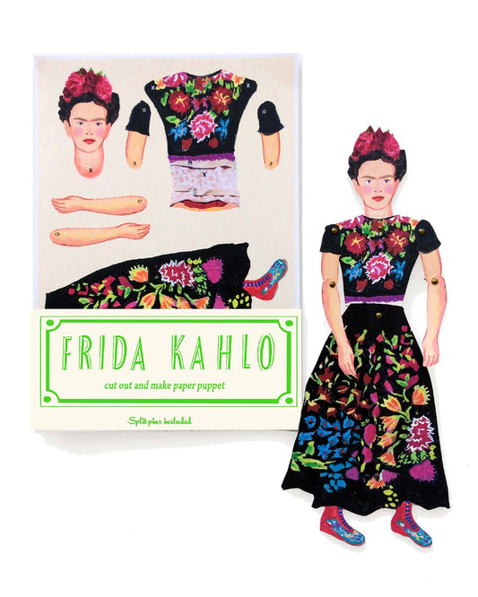 Frida Cut Out and Make Puppet