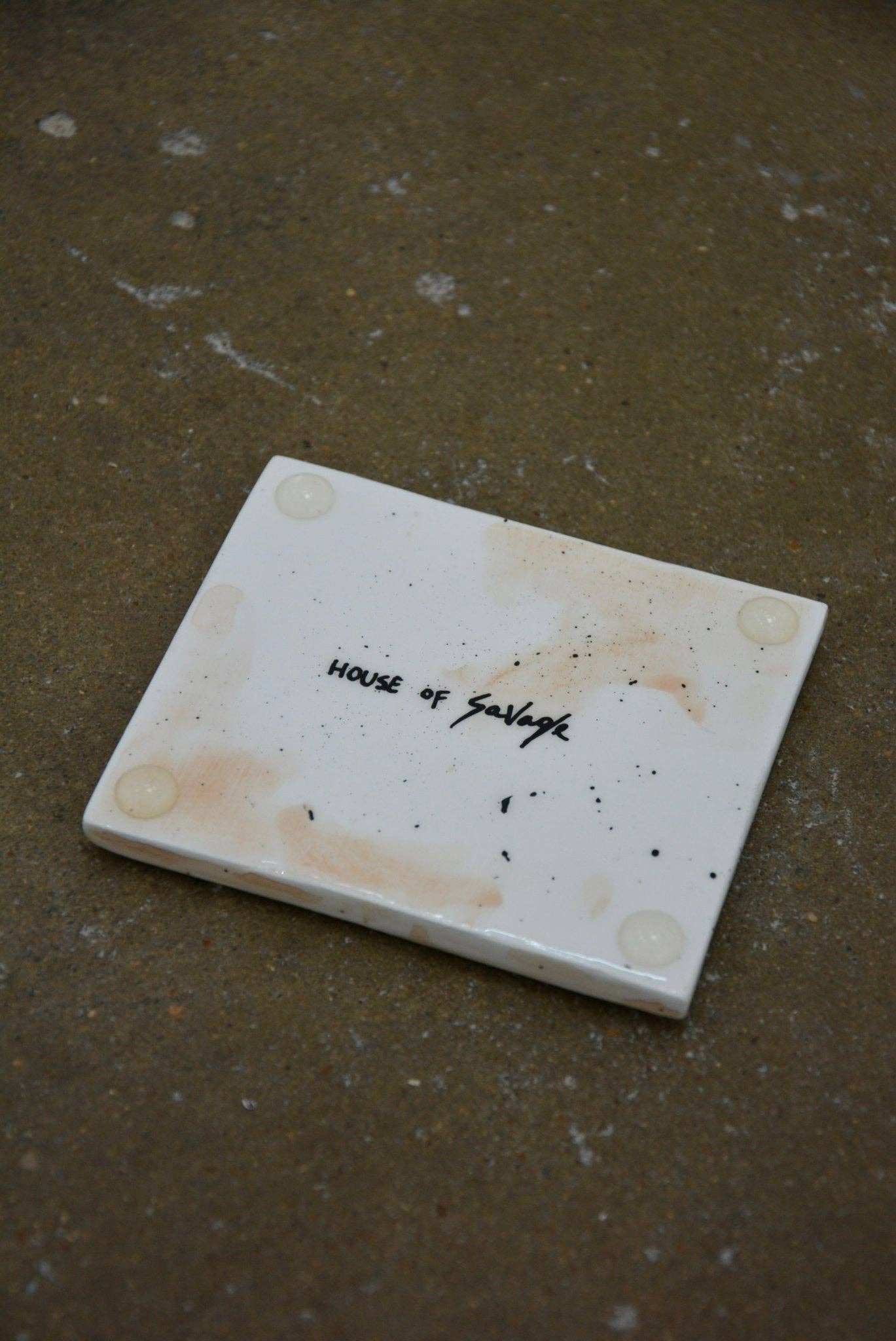 USED DINER NAPKIN COASTER