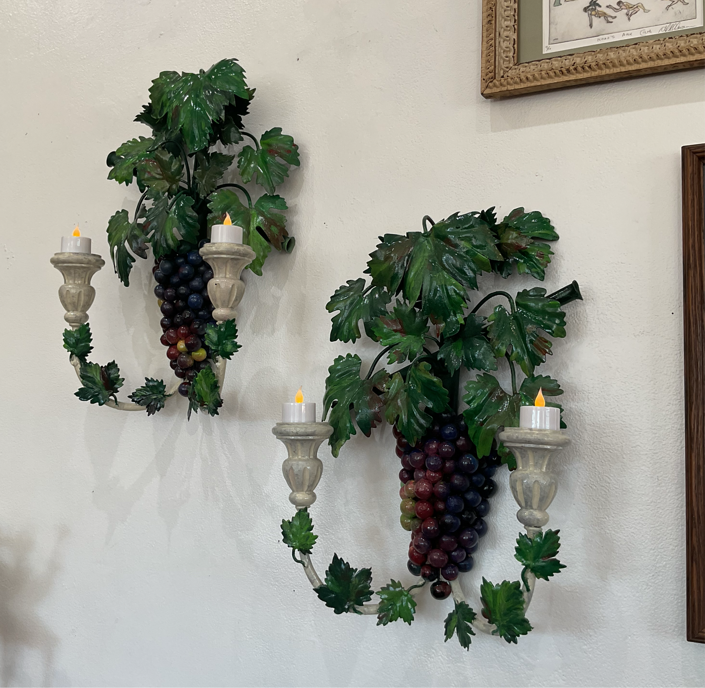 Grapevine Wall Sconces/Candle Holders