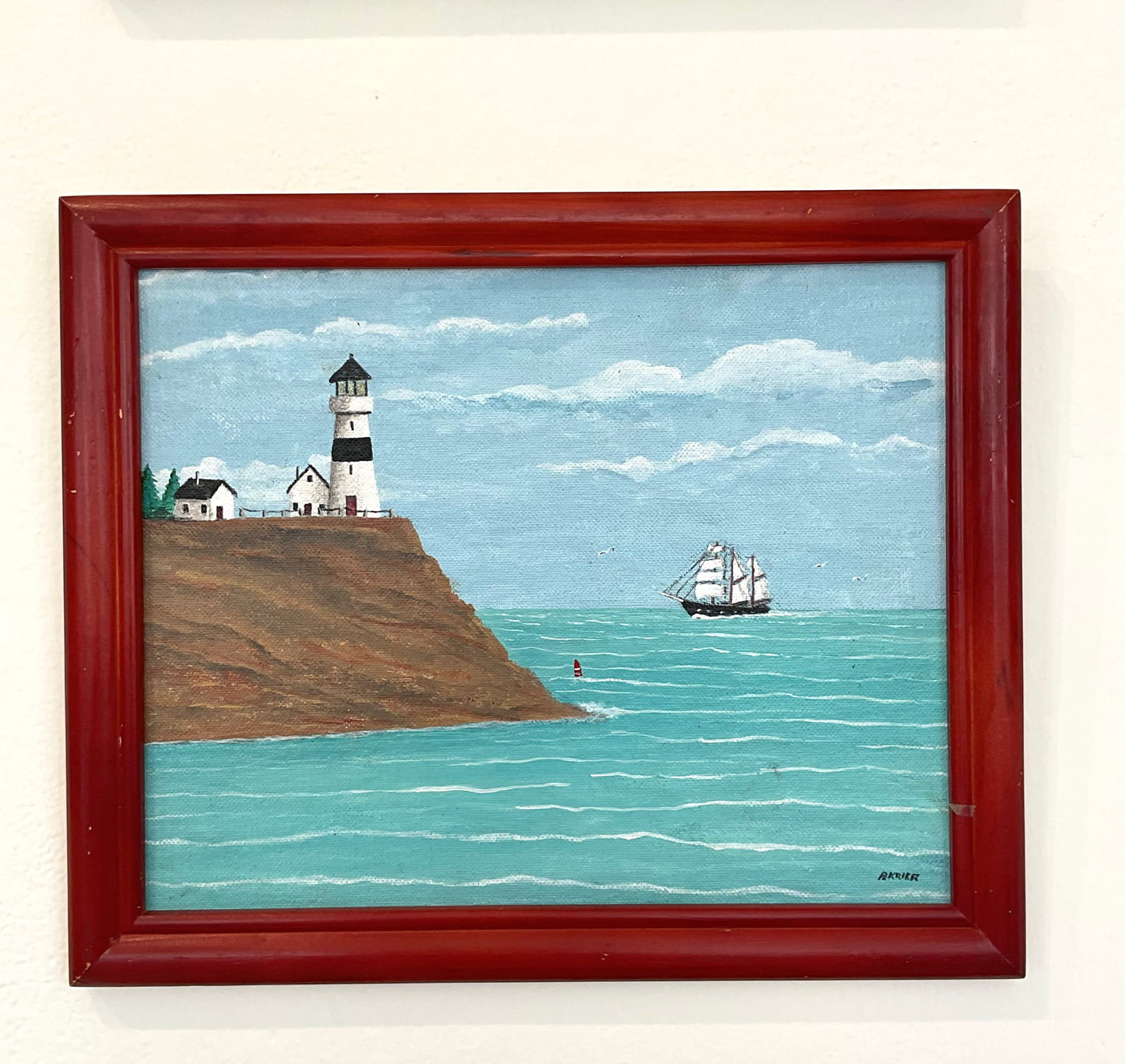 Vintage Nautical paintings set