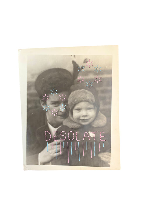 Desolate vintage photo print
