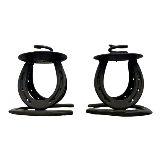 Horseshoe Candle Holder set