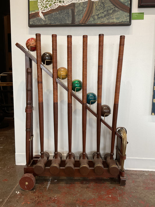 Vintage Croquet Set