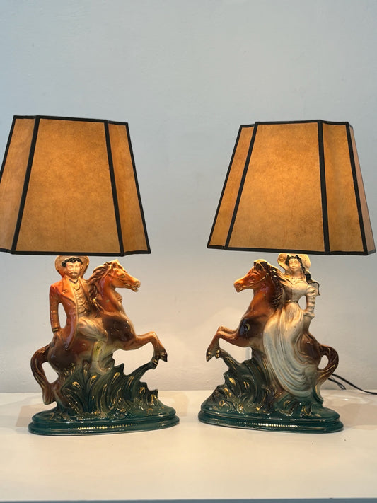 Fern and Fernando Lamp Pair