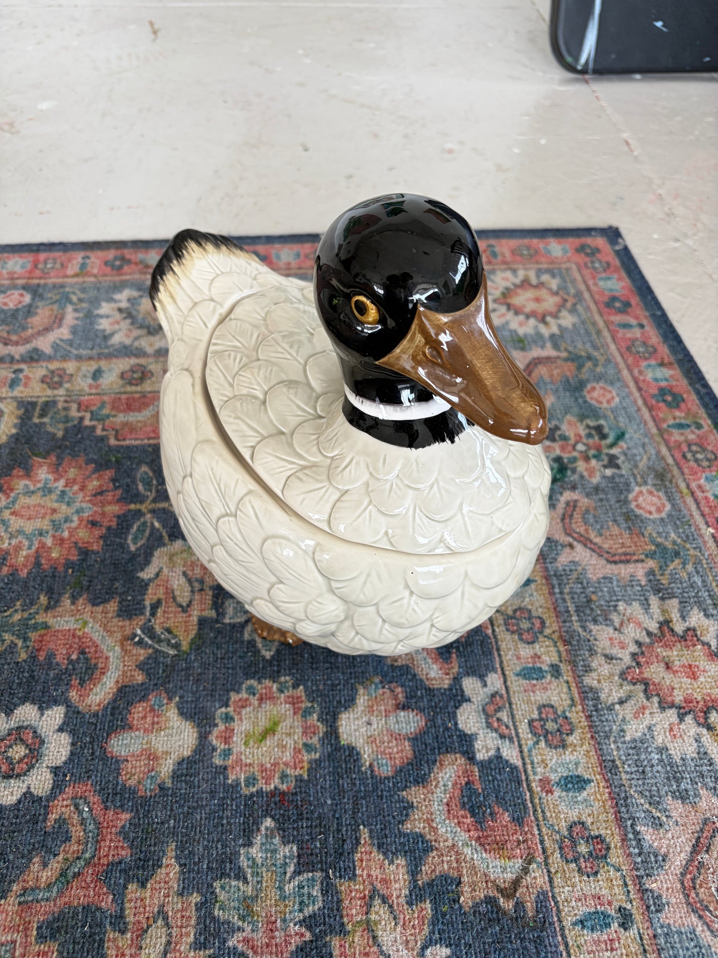 Ceramic Duck Cookie Jar