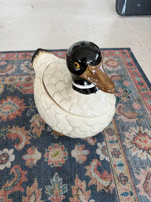 Ceramic Duck Cookie Jar