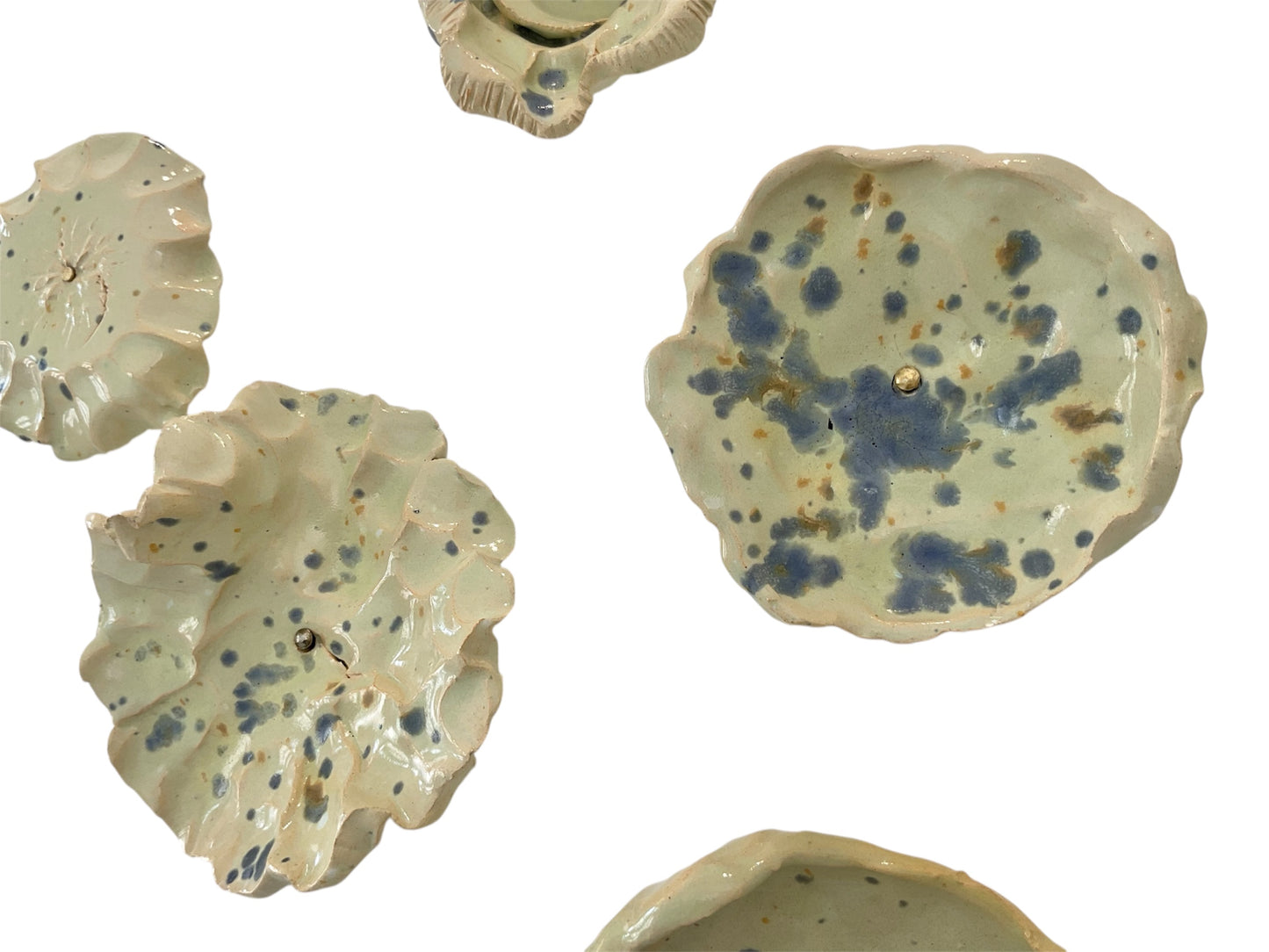 Speckled ceramic Wall Flowers