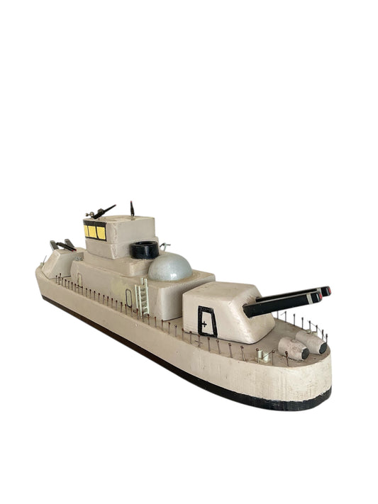 1964 USS Navy wooden Battleship