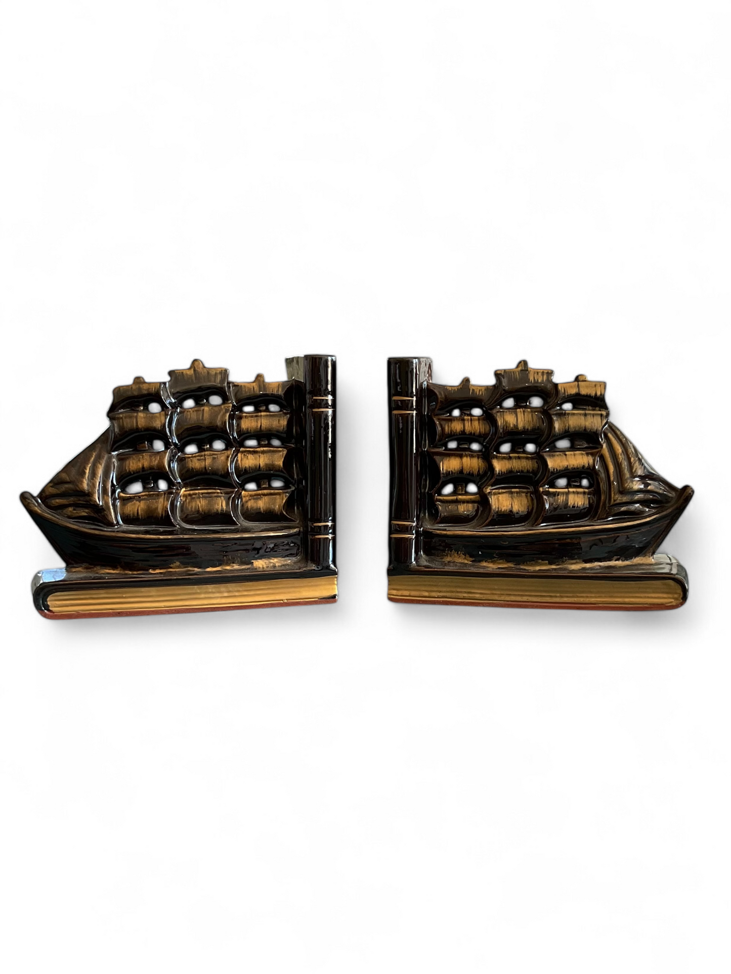 Tall Ship Bookends