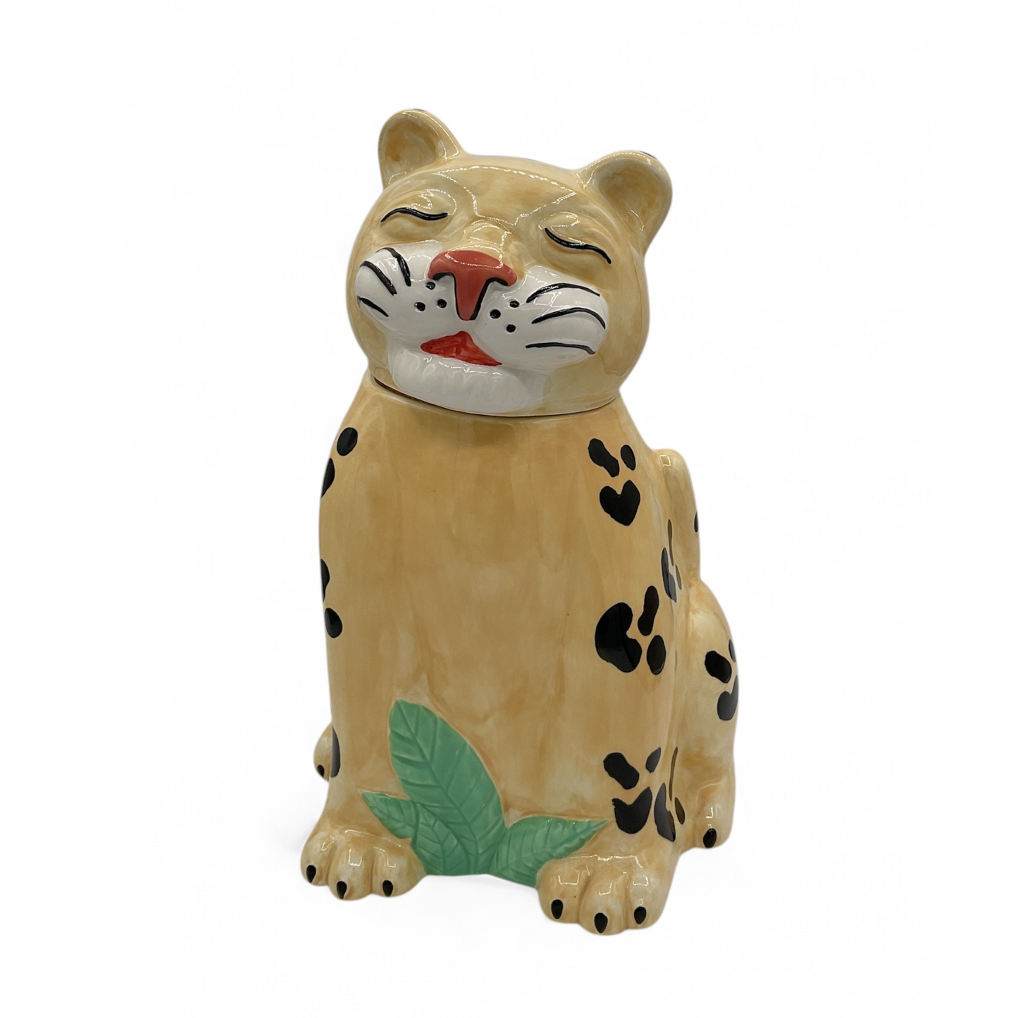 Cheetah Cookie Jar