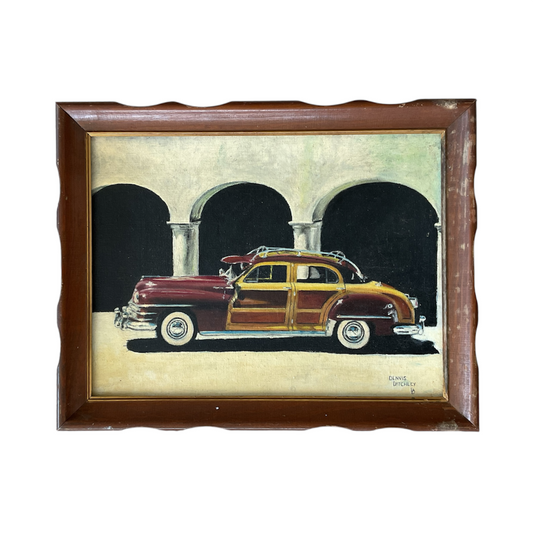 Vintage Painting “1947 Chrysler Town and Country Sedan”
