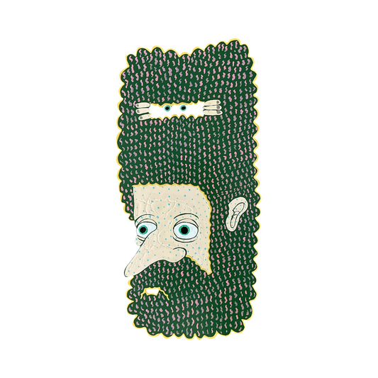 “Trappy Blipponi” Enamel Painting on Metal Cutout