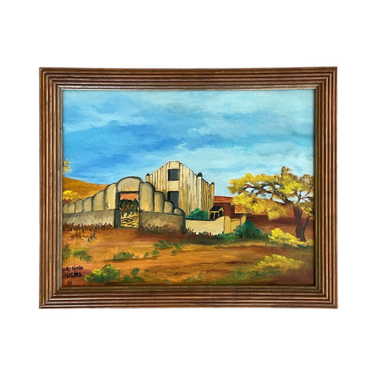 “New Mexico Abode” Oil Painting