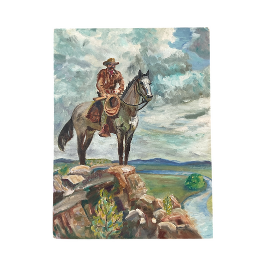 Cowboy on the Cliff