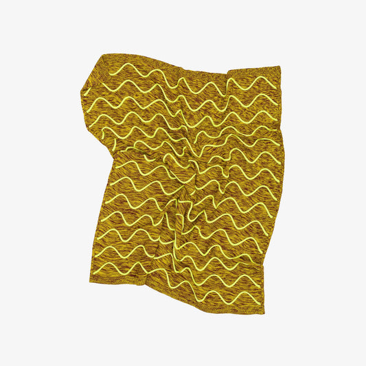 Squiggle Stripe Knit Throw